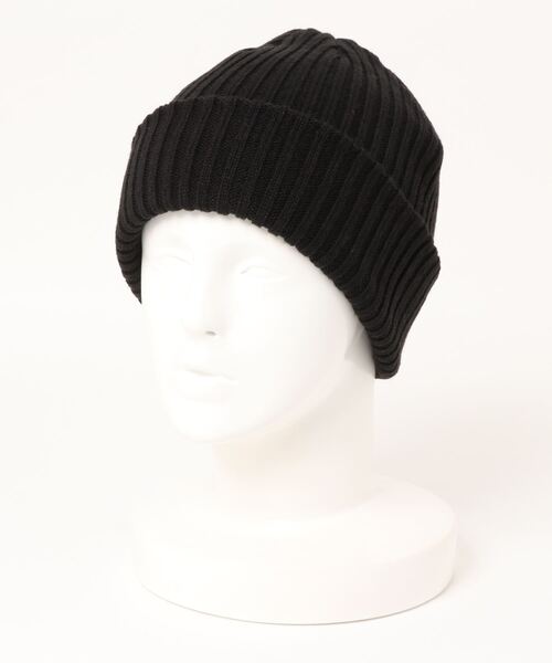 RASVOA(ラスボア)の「リブニットビーニー(ニットキャップ/ビーニー・レディース・ブラック/グリーン/アイボリー・FREE)」の6枚目の写真