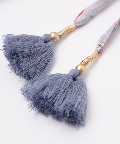 チチカカ（チチカカ）の「エコフレンドリーダイ ブロックプリントフラワースカート（スカート・レディース・パープル/マスタード/グリーン・FREE）」の20枚目の写真