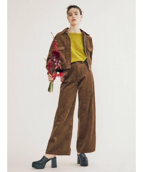 EVRIS（エヴリス）の「ボリュームスリーブニットトップス（ニット/セーター・レディース・ブラック/グリーン/アイボリー・FREE）」の14枚目の写真