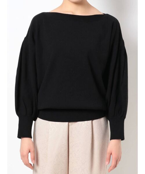 EVRIS（エヴリス）の「ボリュームスリーブニットトップス（ニット/セーター・レディース・ブラック/グリーン/アイボリー・FREE）」の11枚目の写真