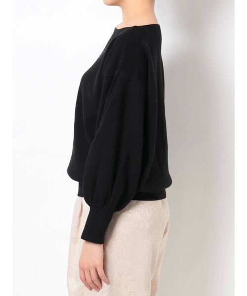 EVRIS（エヴリス）の「ボリュームスリーブニットトップス（ニット/セーター・レディース・ブラック/グリーン/アイボリー・FREE）」の7枚目の写真