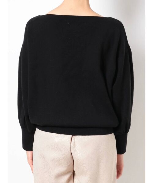 EVRIS（エヴリス）の「ボリュームスリーブニットトップス（ニット/セーター・レディース・ブラック/グリーン/アイボリー・FREE）」の9枚目の写真