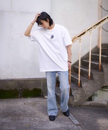 WESTBOY | 【NEVEREVERBAD】【2021SS】Melted Tiger Embroidered T-shirt NV21S203TP(Tシャツ/カットソー)