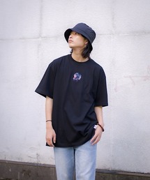 WESTBOY | 【NEVEREVERBAD】【2021SS】Melted Tiger Embroidered T-shirt NV21S203TP(Tシャツ/カットソー)