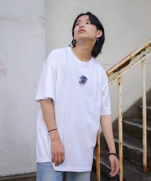 WESTBOY（ウエストボーイ）の「【NEVEREVERBAD】Melted Tiger Embroidered T-shirt NV21S203TP（Tシャツ/カットソー・メンズ・ブラック/ホワイト・L/XL）」の12枚目の写真