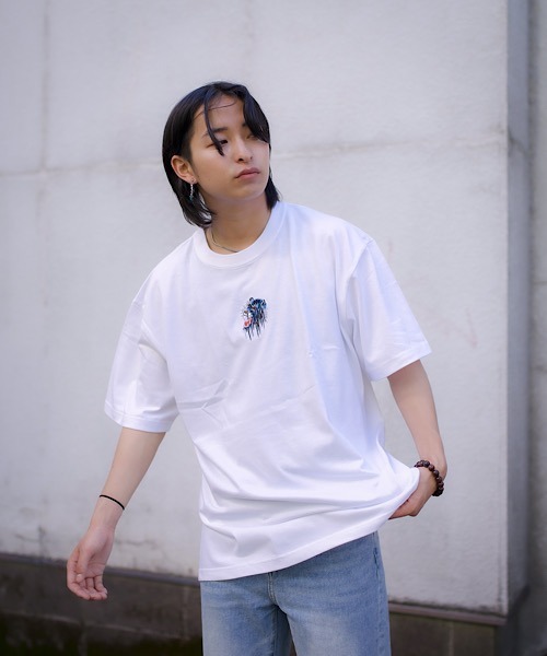 WESTBOY（ウエストボーイ）の「【NEVEREVERBAD】Melted Tiger Embroidered T-shirt NV21S203TP（Tシャツ/カットソー・メンズ・ブラック/ホワイト・L/XL）」の14枚目の写真