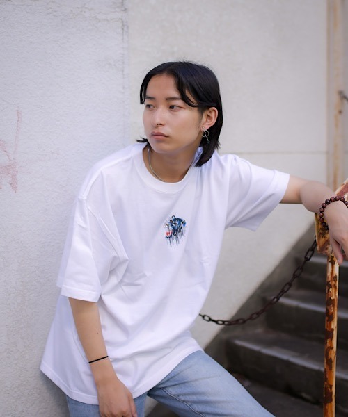 WESTBOY（ウエストボーイ）の「【NEVEREVERBAD】Melted Tiger Embroidered T-shirt NV21S203TP（Tシャツ/カットソー・メンズ・ブラック/ホワイト・L/XL）」の17枚目の写真