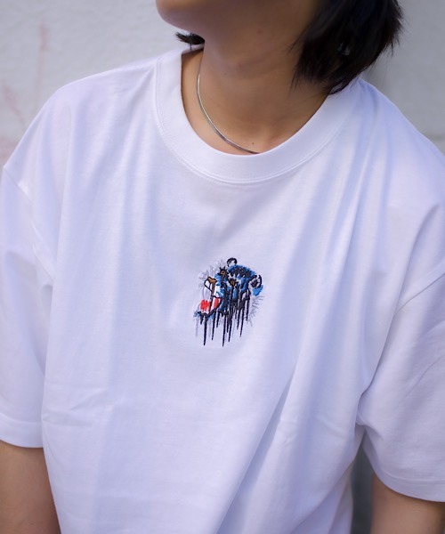 WESTBOY（ウエストボーイ）の「【NEVEREVERBAD】Melted Tiger Embroidered T-shirt NV21S203TP（Tシャツ/カットソー・メンズ・ブラック/ホワイト・L/XL）」の18枚目の写真