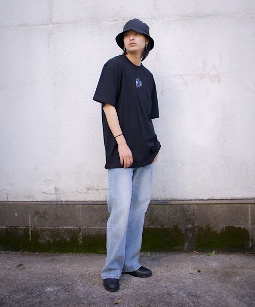 WESTBOY（ウエストボーイ）の「【NEVEREVERBAD】Melted Tiger Embroidered T-shirt NV21S203TP（Tシャツ/カットソー・メンズ・ブラック/ホワイト・L/XL）」の3枚目の写真