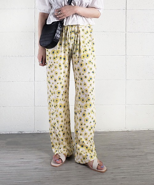 マーガレットシフォンジョーゼットパンツ