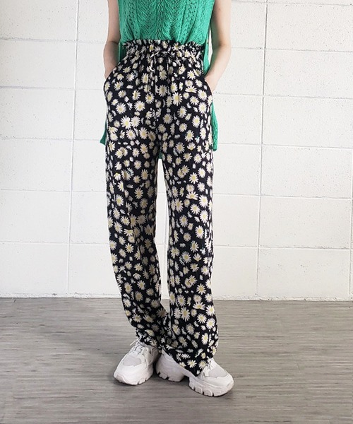 マーガレットシフォンジョーゼットパンツ