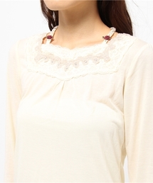 新品♡ axes femme 秋新作 ストラップ付きインナープルオーバー axes femme（アクシーズファム）の「ストラップ付きインナープル