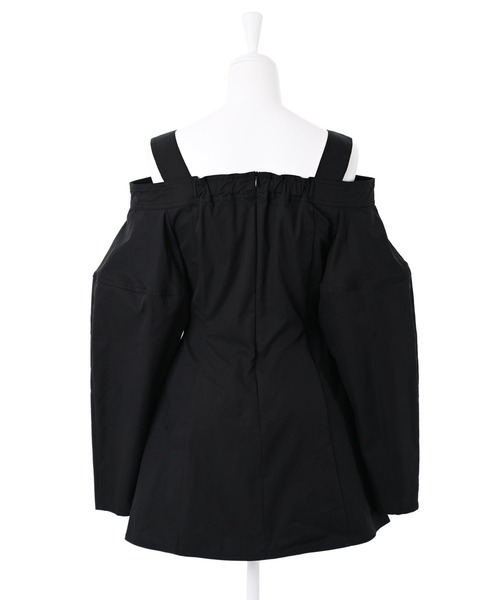 Narcissus（ナルシス）の「【SINN】Narcissusオリジナル　ステッチオフショルトップス（シャツ/ブラウス・レディース・ブラック/その他1/キャメル・FREE）」の5枚目の写真
