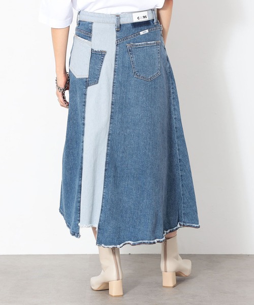 EDWIN（エドウィン）の「EDWIN /エドウイン CORE サスティナブル デニムスカート（デニムスカート・レディース・ライトブルー・SMALL/MEDIUM/LARGE/X-SMALL）」の6枚目の写真