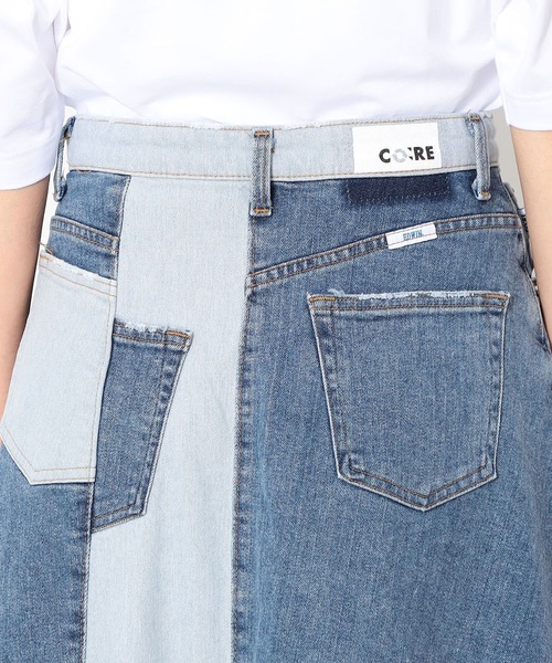 EDWIN（エドウィン）の「EDWIN /エドウイン CORE サスティナブル デニムスカート（デニムスカート・レディース・ライトブルー・SMALL/MEDIUM/LARGE/X-SMALL）」の8枚目の写真