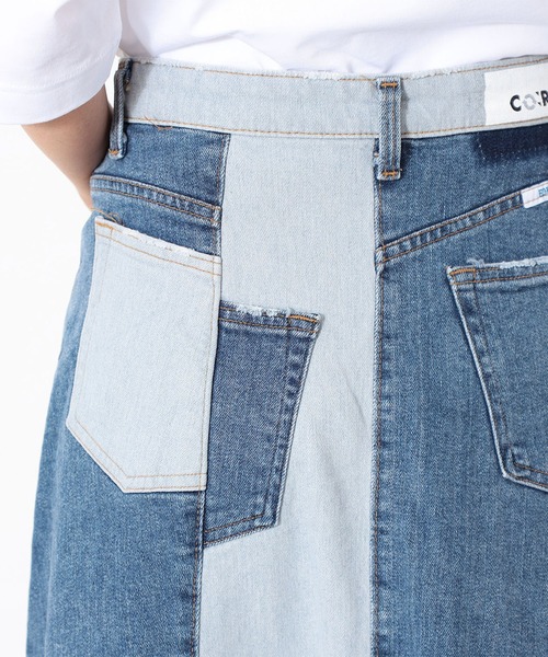 EDWIN（エドウィン）の「EDWIN /エドウイン CORE サスティナブル デニムスカート（デニムスカート・レディース・ライトブルー・SMALL/MEDIUM/LARGE/X-SMALL）」の10枚目の写真