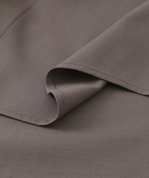 URBAN RESEARCH(アーバンリサーチ)の「WASHABLEウールショートスリーブバンドカラーシャツ(シャツ/ブラウス・メンズ・ライトグレー/ネイビー/グレー系その他・MEDIUM/LARGE)」の17枚目の写真