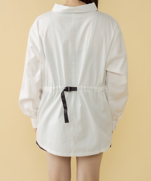 RASVOA(ラスボア)の「バックアジャスターシャツ(シャツ/ブラウス・レディース・ブラック/オフホワイト・FREE)」の13枚目の写真