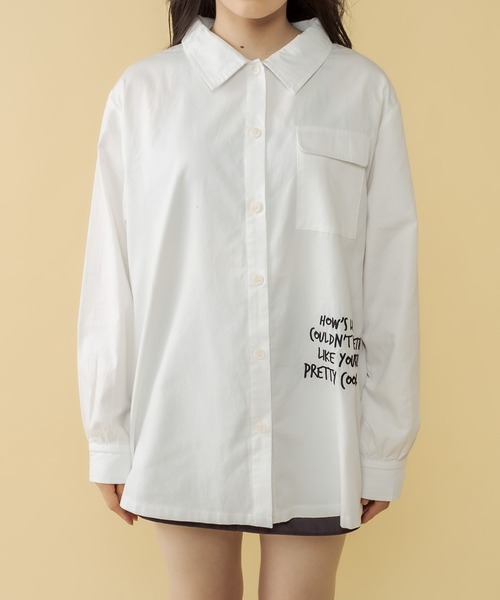 RASVOA(ラスボア)の「バックアジャスターシャツ(シャツ/ブラウス・レディース・ブラック/オフホワイト・FREE)」の22枚目の写真