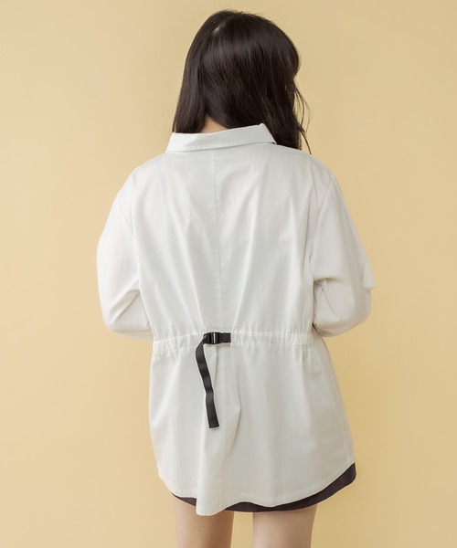 RASVOA(ラスボア)の「バックアジャスターシャツ(シャツ/ブラウス・レディース・ブラック/オフホワイト・FREE)」の7枚目の写真