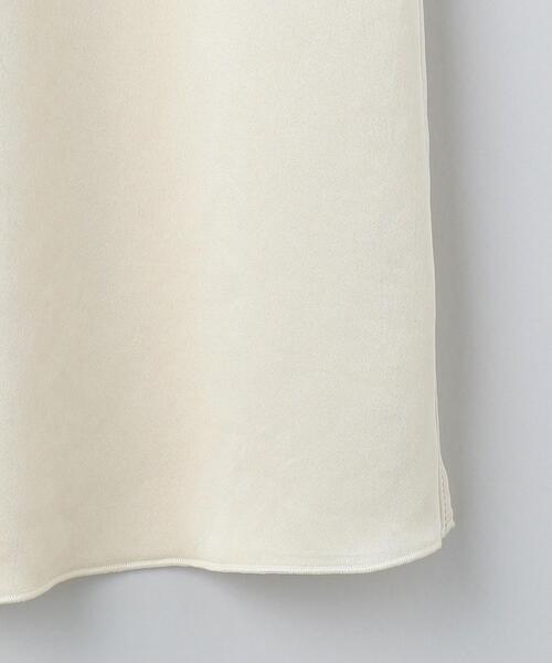 6（ロク）の「＜6(ROKU)＞SATIN SKIRT/スカート（スカート・レディース・ブラック/オフホワイト/ライム/ワインレッド・38/36）」の10枚目の写真