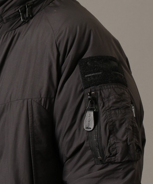 AVIREX（アヴィレックス）の「【AVIREX×WILD THINGS】モンスター パーカー / MONSTER PARKA / アヴィレックス / AVIREX（ダウンジャケット/コート・メンズ・ブラック/オリーブ・SMALL/MEDIUM/LARGE/X-LARGE）」の4枚目の写真