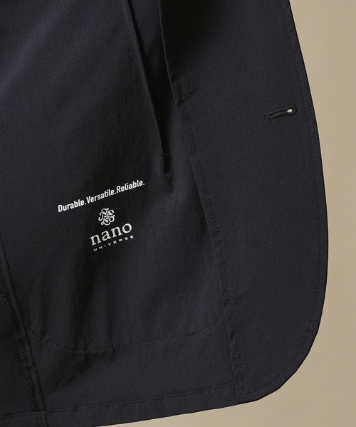 NANO universe（ナノユニバース）の「《WEB限定》CORDURAストレッチジャケット(セットアップ対応)（テーラードジャケット・メンズ・ブラック/ベージュ/ネイビー・マルチサイズ）」の10枚目の写真