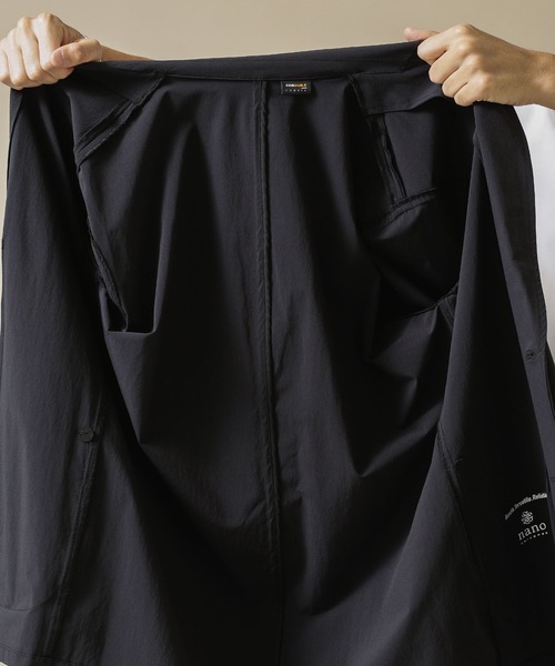 NANO universe（ナノユニバース）の「《WEB限定》CORDURAストレッチジャケット(セットアップ対応)（テーラードジャケット・メンズ・ブラック/ベージュ/ネイビー・マルチサイズ）」の13枚目の写真