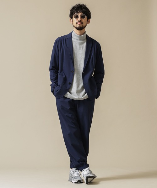 NANO universe（ナノユニバース）の「《WEB限定》CORDURAストレッチジャケット(セットアップ対応)（テーラードジャケット・メンズ・ブラック/ベージュ/ネイビー・マルチサイズ）」の12枚目の写真