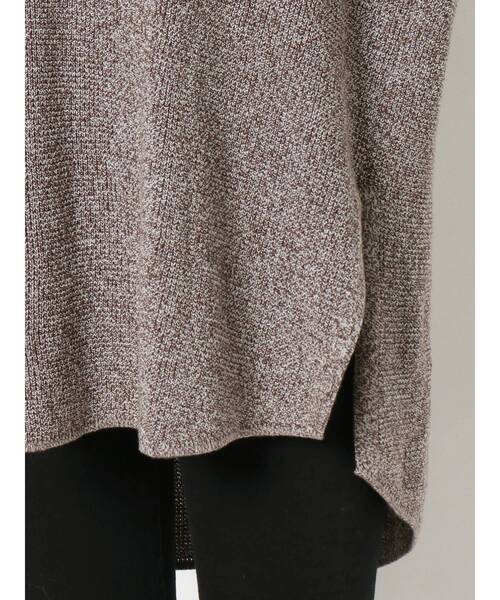 MURUA（ムルーア）の「ビッグカラールーズニット（ニット/セーター・レディース・ブラウン/イエロー・FREE）」の15枚目の写真