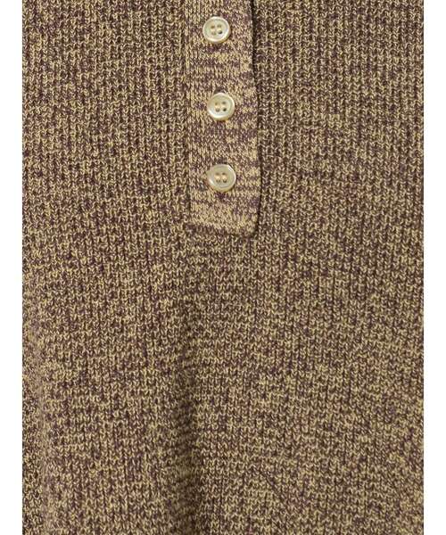 MURUA（ムルーア）の「ビッグカラールーズニット（ニット/セーター・レディース・ブラウン/イエロー・FREE）」の14枚目の写真