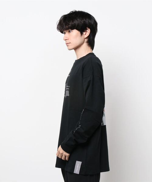 A4A(エーフォーエー)の「A4A(エーフォーエー) TRIANGLE LONG SLEEVE Tシャツ(Tシャツ/カットソー・メンズ・ブラック/ホワイト・FREE)」の4枚目の写真