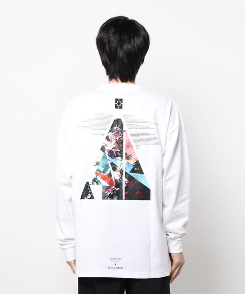 A4A(エーフォーエー)の「A4A(エーフォーエー) TRIANGLE LONG SLEEVE Tシャツ(Tシャツ/カットソー・メンズ・ブラック/ホワイト・FREE)」の3枚目の写真