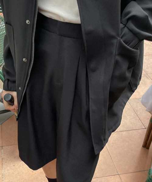 chuclla（チュクラ）の「【chuclla】Set-up collarless blouson chw21a048（ブルゾン・レディース・ブラック/モカ・S/L/M）」の19枚目の写真