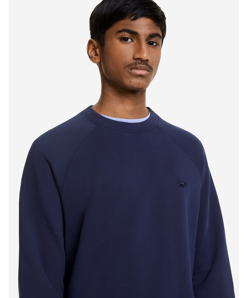 Maison Kitsune（メゾンキツネ）の「TONAL FOX PATCH CLEAN SWEATSHIRT（スウェット・メンズ・ブラック/ネイビー・S/M/L/XL/XS）」の5枚目の写真