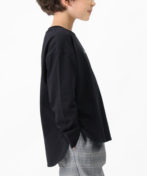 KANGOL KIDS(カンゴールキッズ)の「【KANGOL】ロングテールロンT(Tシャツ/カットソー・キッズ・ホワイト/ブラック・140/105/155/120/130)」の9枚目の写真
