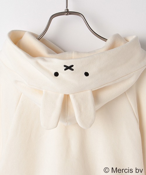 b・ROOM（ビールーム）の「【MIFFY】耳つきパフスリーブパーカ（パーカー・キッズ・ブラウン/アイボリー/チャコール・120cm/90cm/110cm/100cm/130cm）」の10枚目の写真