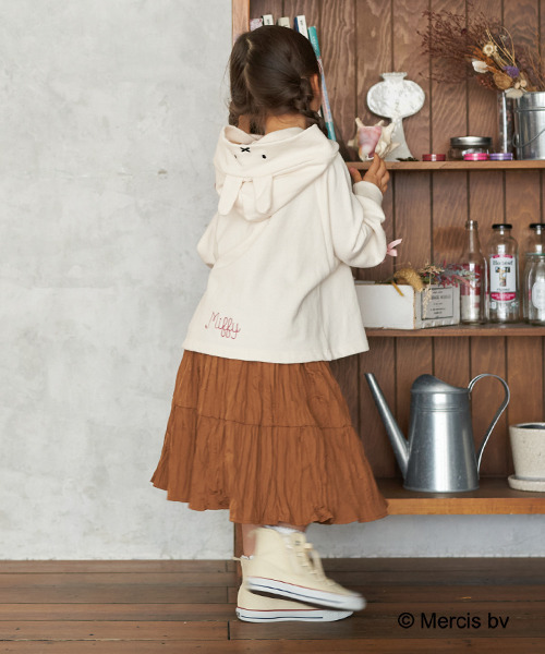 b・ROOM（ビールーム）の「【MIFFY】耳つきパフスリーブパーカ（パーカー・キッズ・ブラウン/アイボリー/チャコール・120cm/90cm/110cm/100cm/130cm）」の17枚目の写真