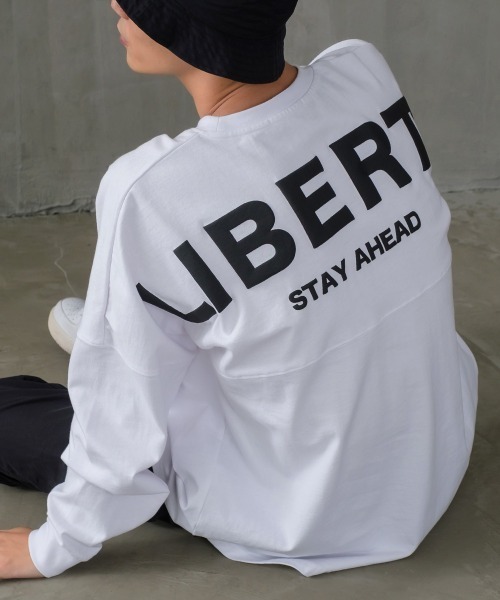 improves（インプローブス）の「ヘビーウエイト 発泡 バックプリントビッグ ロンT（Tシャツ/カットソー・メンズ・ブラック/ブラウン/オフホワイト/カーキ/チャコール・MEDIUM/LARGE）」の2枚目の写真