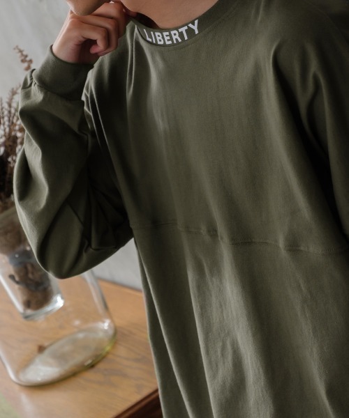 improves（インプローブス）の「ヘビーウエイト 発泡 バックプリントビッグ ロンT（Tシャツ/カットソー・メンズ・ブラック/ブラウン/オフホワイト/カーキ/チャコール・MEDIUM/LARGE）」の21枚目の写真