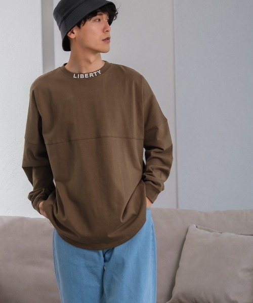 improves（インプローブス）の「ヘビーウエイト 発泡 バックプリントビッグ ロンT（Tシャツ/カットソー・メンズ・ブラック/ブラウン/オフホワイト/カーキ/チャコール・MEDIUM/LARGE）」の10枚目の写真