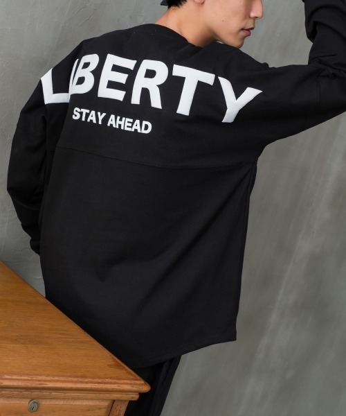 improves（インプローブス）の「ヘビーウエイト 発泡 バックプリントビッグ ロンT（Tシャツ/カットソー・メンズ・ブラック/ブラウン/オフホワイト/カーキ/チャコール・MEDIUM/LARGE）」の6枚目の写真