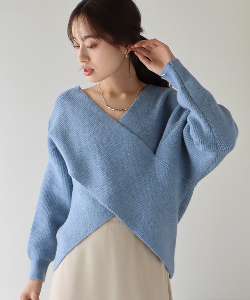BLUEEAST（ブルーイースト）の「クロスニット（ニット/セーター）」 - WEAR