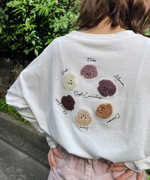 one after another NICE CLAUP | サークルサガラ刺繍ロンT(Tシャツ/カットソー)