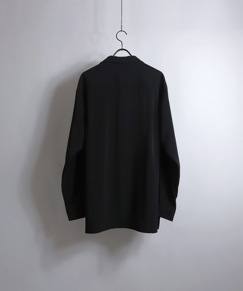 Confirm(コンファーム)の「Confirm / コンファーム LSビッグオープンカラーシャツ(シャツ/ブラウス・メンズ・ブラック/グレー/ブルー・M/L)」の4枚目の写真