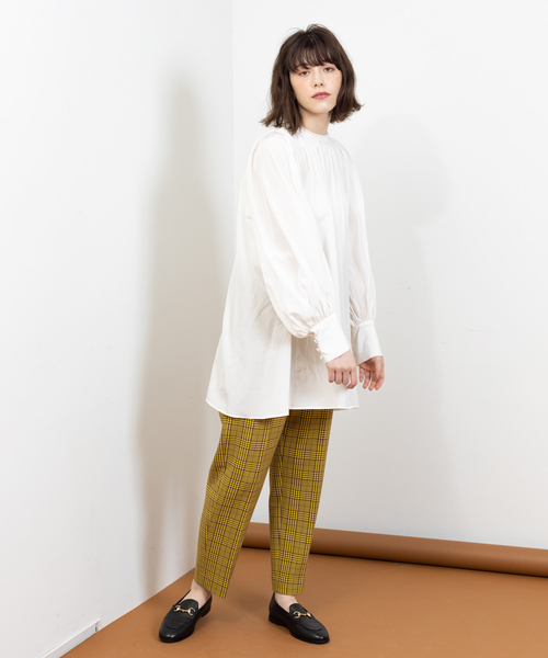 Rouge vif（ルージュヴィフ）の「チェックテーパードパンツ（その他パンツ・レディース・イエロー/オレンジ・38/36）」の18枚目の写真