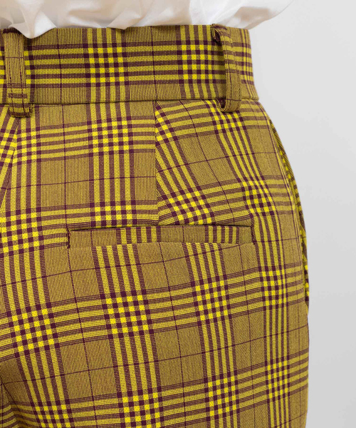 Rouge vif（ルージュヴィフ）の「チェックテーパードパンツ（その他パンツ・レディース・イエロー/オレンジ・38/36）」の19枚目の写真