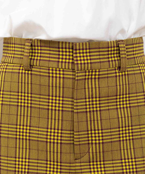 Rouge vif（ルージュヴィフ）の「チェックテーパードパンツ（その他パンツ・レディース・イエロー/オレンジ・38/36）」の15枚目の写真