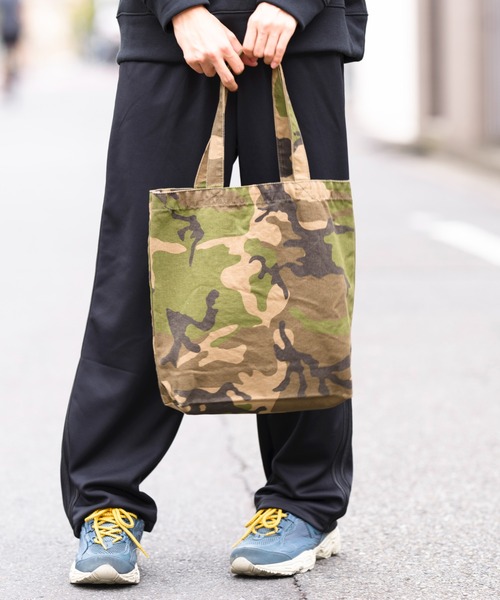 United Athle（ユナイテッドアスレ）の「【United Athle】ヘヴィー キャンバス トートバッグ M 1508（トートバッグ・メンズ・ナチュラル/ブラック/カモフラージュ/キャメル/ライトグレー/オリーブ/ネイビー・FREE）」の12枚目の写真