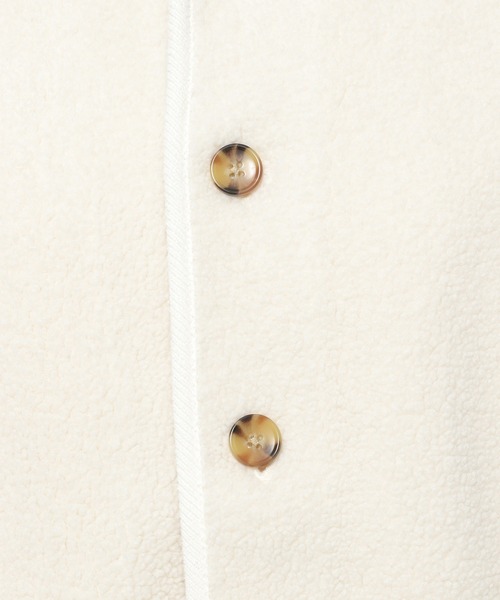 studio CLIP（スタディオクリップ）の「モコモコボアベスト（ベスト・レディース・ベージュ/アイボリー・FREE）」の16枚目の写真